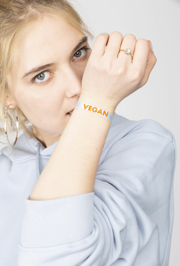 Sweat à capuche personnalisable à Message vegan - Pour Homme et pour Femme
